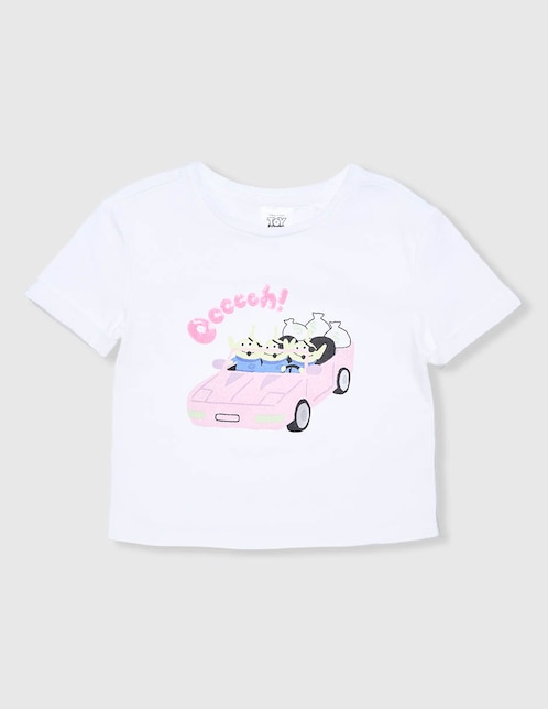 Playera Disney Dtr Toy Story manga corta para niña
