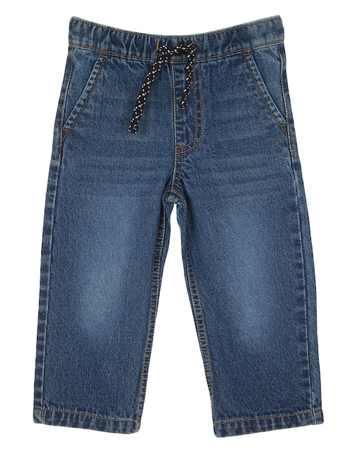 Jeans carpenter straight deslavado para niño 1