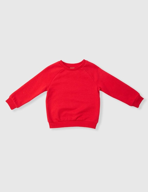 SUDADERA WE, 3T (3 AÑOS), CARMÍN CLARO
