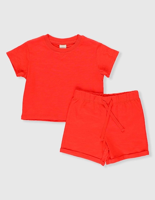 CONJUNTO WEEKEND B, 3T (3 AÑOS), CORAL