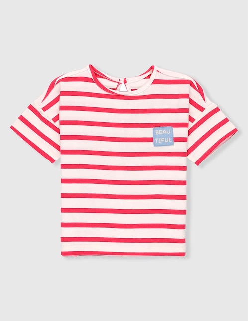 Playera Weekend Baby manga corta para niña