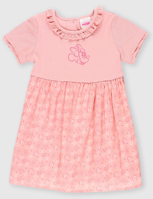 Vestido manga cap para niña 1