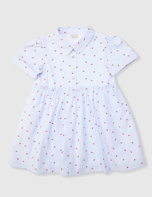Vestido Weekend Baby manga globo para bebé niña