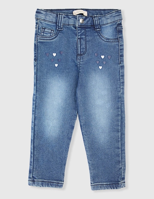 Jeans slim Weekend Baby lavado medio para niña
