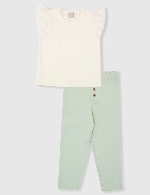 Conjunto Weekend Baby para bebé niña 2 piezas