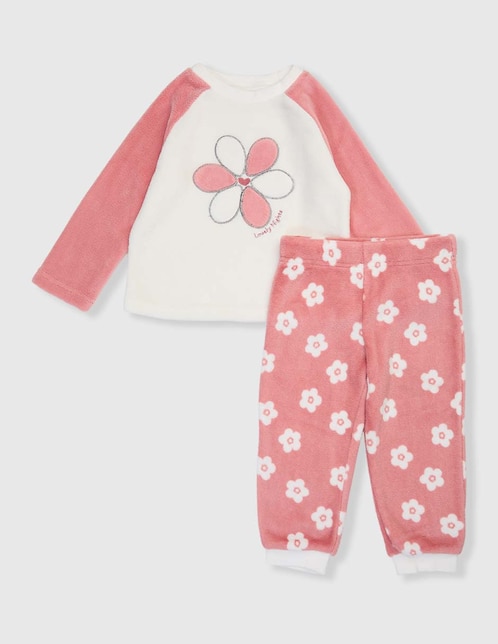 PIJAMA WEEKEND BABY, 1T (1 AÑO), BLUSH