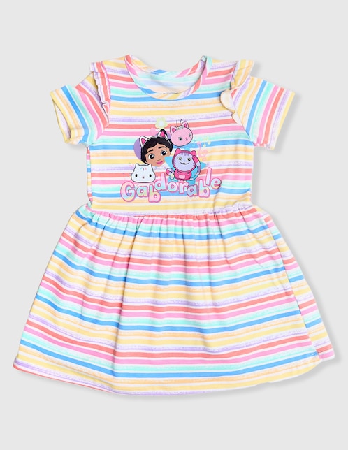 Vestido manga regular para niña 1