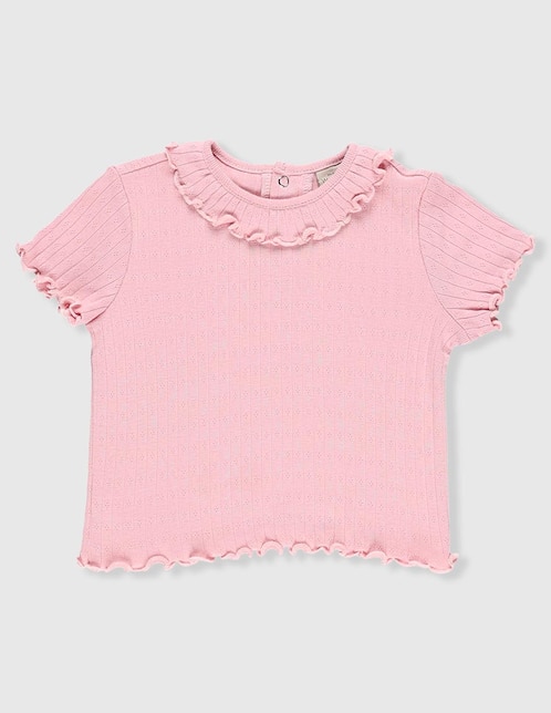 PLAYERA, 3T (3 AÑOS), MALVA BLANQUEADO