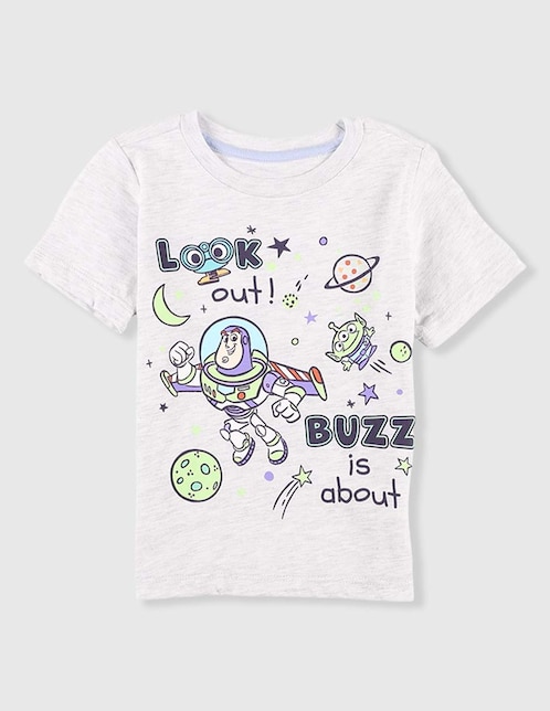 Playera Toy Story manga corta para bebé niño 1