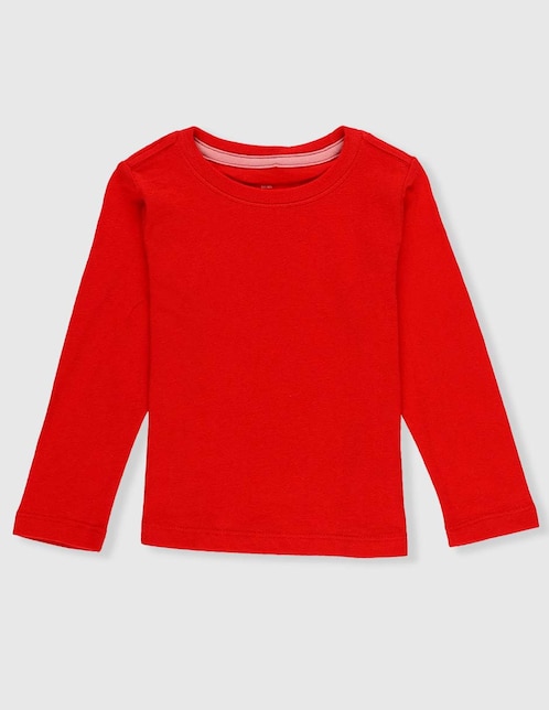 Playera manga larga para preescolar unisex 1