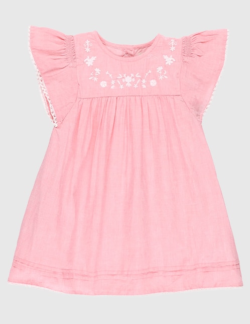 Vestido manga cap para bebé niña 1