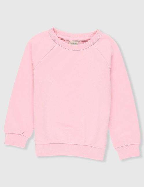 SUDADERA, 2T (2 AÑOS), ROSA BEBÉ CLARO