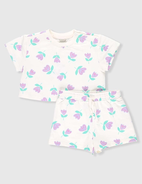 Conjunto de algodón para bebé niña 1