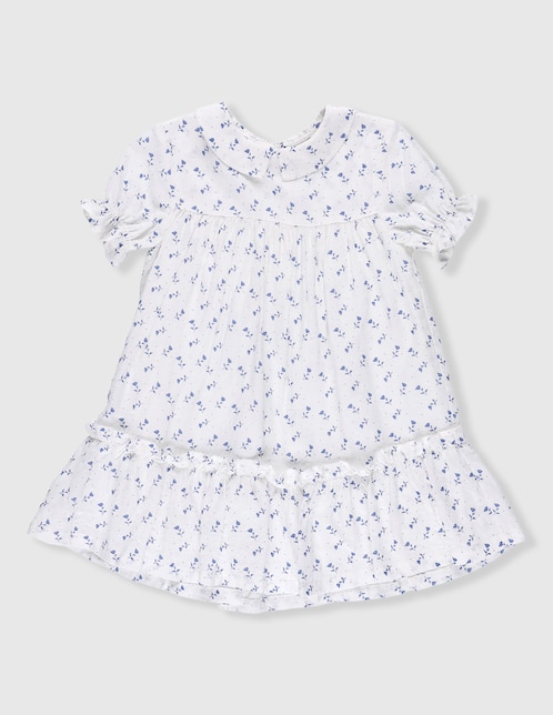 Vestido manga globo para niña 1