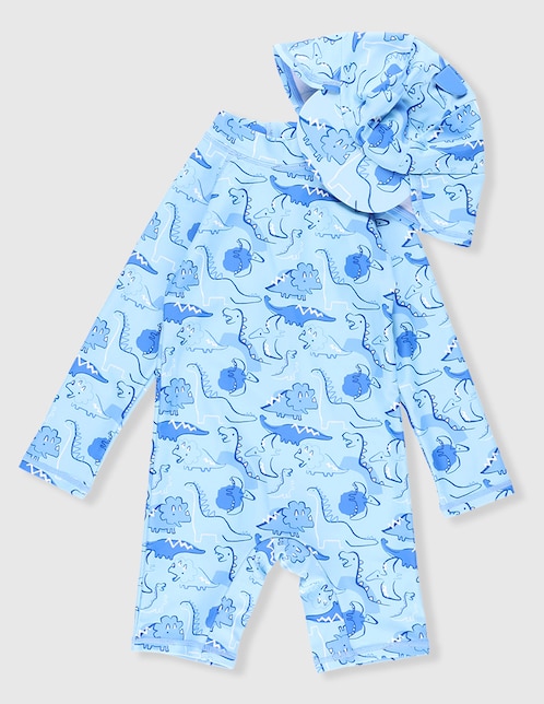 WETSUIT W, 2T (2 AÑOS), TURQUESA CLARO