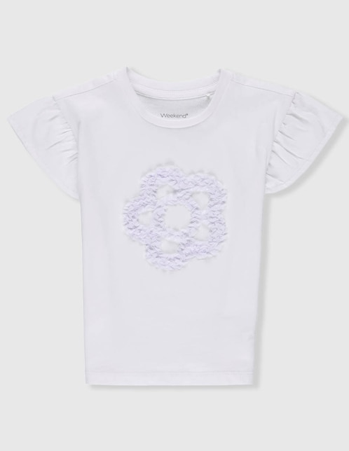 Playera Weekend Baby manga corta para niña