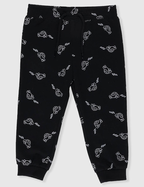 PANTS WEEKEND BABY, 4T (4 AÑOS), NEGRO