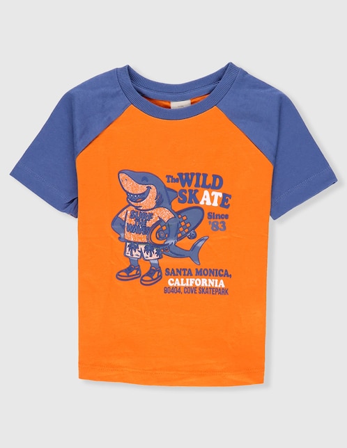 Playera Weekend Baby manga corta para niño