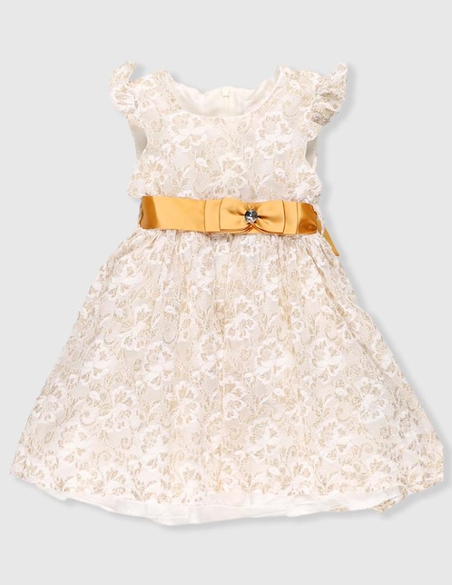 Vestido manga cap para niña 1