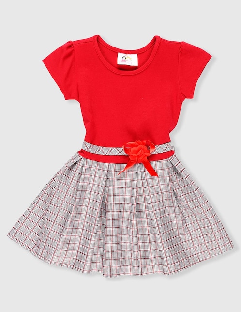 Vestido manga regular para bebé niña 1