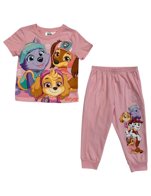 Conjunto Pijama Paw Patrol Nickelodeon para bebé niña