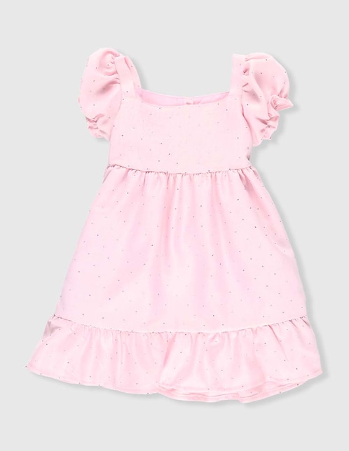 Vestido manga globo para bebé niña 1