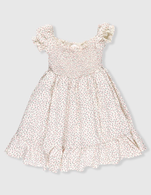 Vestido manga globo para niña 1