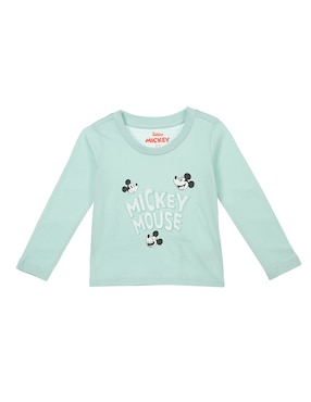 Playera Disney Manga Larga Para Niño