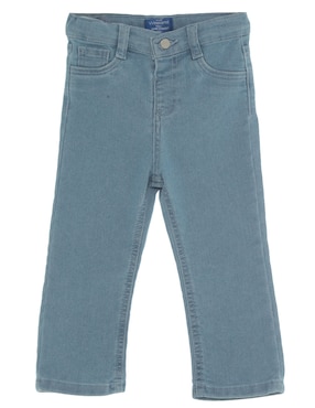 Jeans Straight Weekend Lavado Claro Para Infantil Unisex