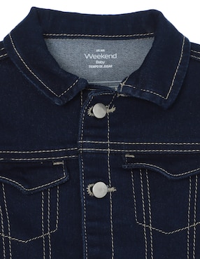 Chamarra Weekend Baby de mezclilla infantil unisex