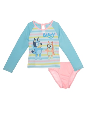 Traje De Baño Panaderia Bluey Para Bebé Niña