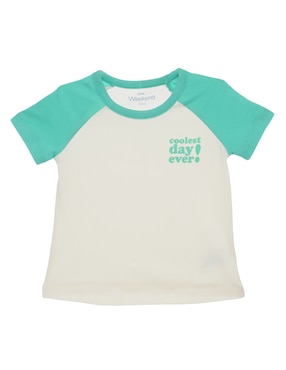 Playera Weekend Baby Manga Larga Para Niño