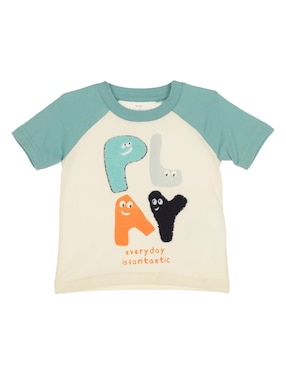 Playera Weekend Baby Manga Corta Para Niño