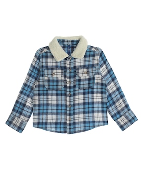 Camisa Casual Weekend Baby De Algodón Manga Larga Para Niño