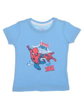 Playera Disney DTR Marvel Manga Corta Para Niño