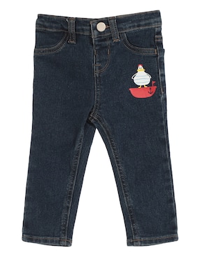 Jeans Slim Weekend Baby Lavado Obscuro Para Niña