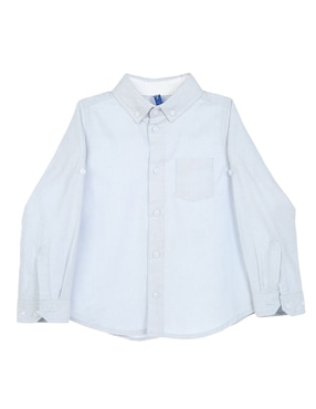 Camisa Casual Weekend Baby Manga Larga Para Niño