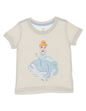 Playera Disney DTR Cenicienta Manga Corta Para Niña