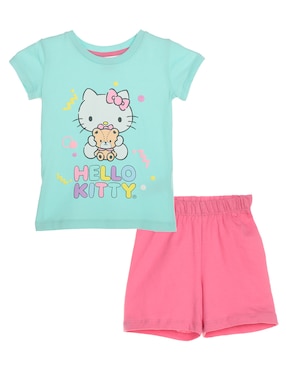 Conjunto Pijama Hello Kitty Para Niña