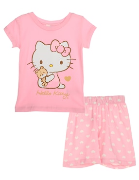 Conjunto Pijama Hello Kitty Para Niña