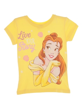 Playera Disney Manga Corta Para Bebé Niña