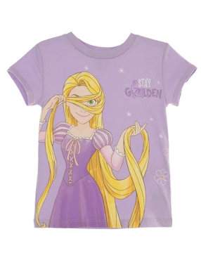 Playera Disney Manga Corta Para Niña