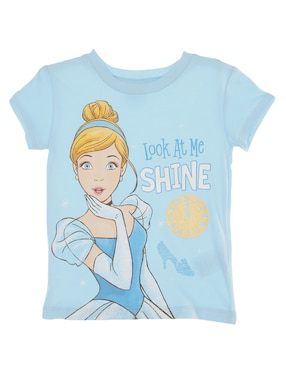 Playera Disney Manga Corta Para Niña