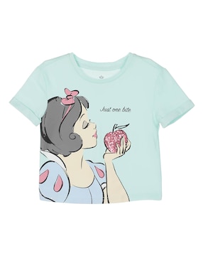 Playera Disney DTR Blanca Nieves Manga Corta Para Bebé Niña