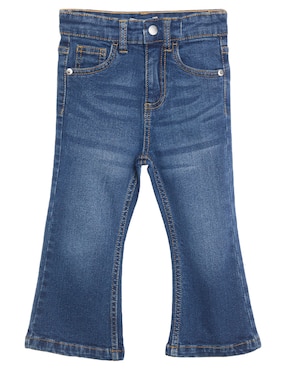 Jeans relaxed flare Weekend Baby deslavado para niña