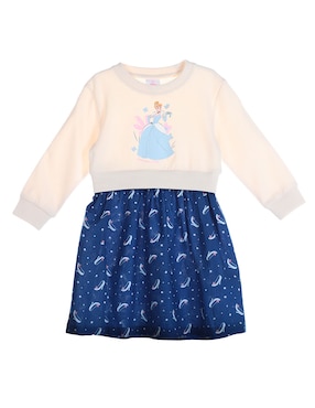 Vestido Disney DTR Princess Manga Regular Para Niña