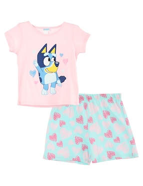 Conjunto Pijama Bluey Para Niña