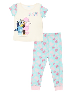 Conjunto Pijama Bluey Para Niña