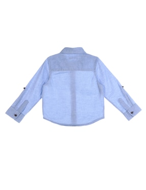 Camisa casual Weekend Baby de algodón manga larga para niño
