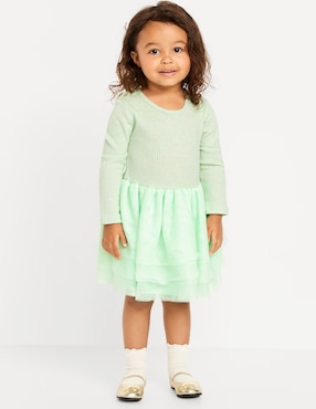 Vestido Old Navy Manga Larga Para Niña